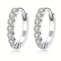Mini Silver Hoop Earrings
